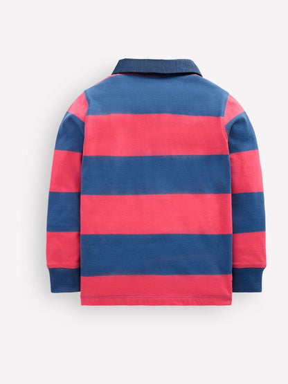 Dsiney Kidz - Boden Red Long Sleeve Smart Polo Shirt image 3