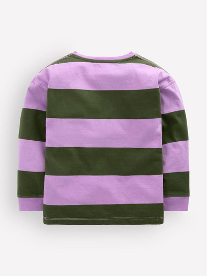 Dsiney Kidz - Boden Purple Long Sleeve Garment Dye T-Shirt image 3