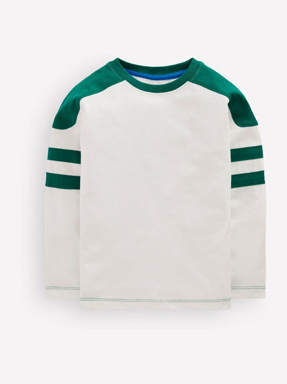 Dsiney Kidz - Boden Cream Colour Block T-Shirt image 1