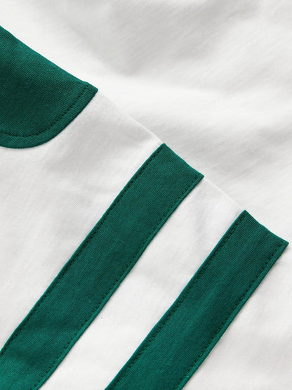 Dsiney Kidz - Boden Cream Colour Block T-Shirt image 3