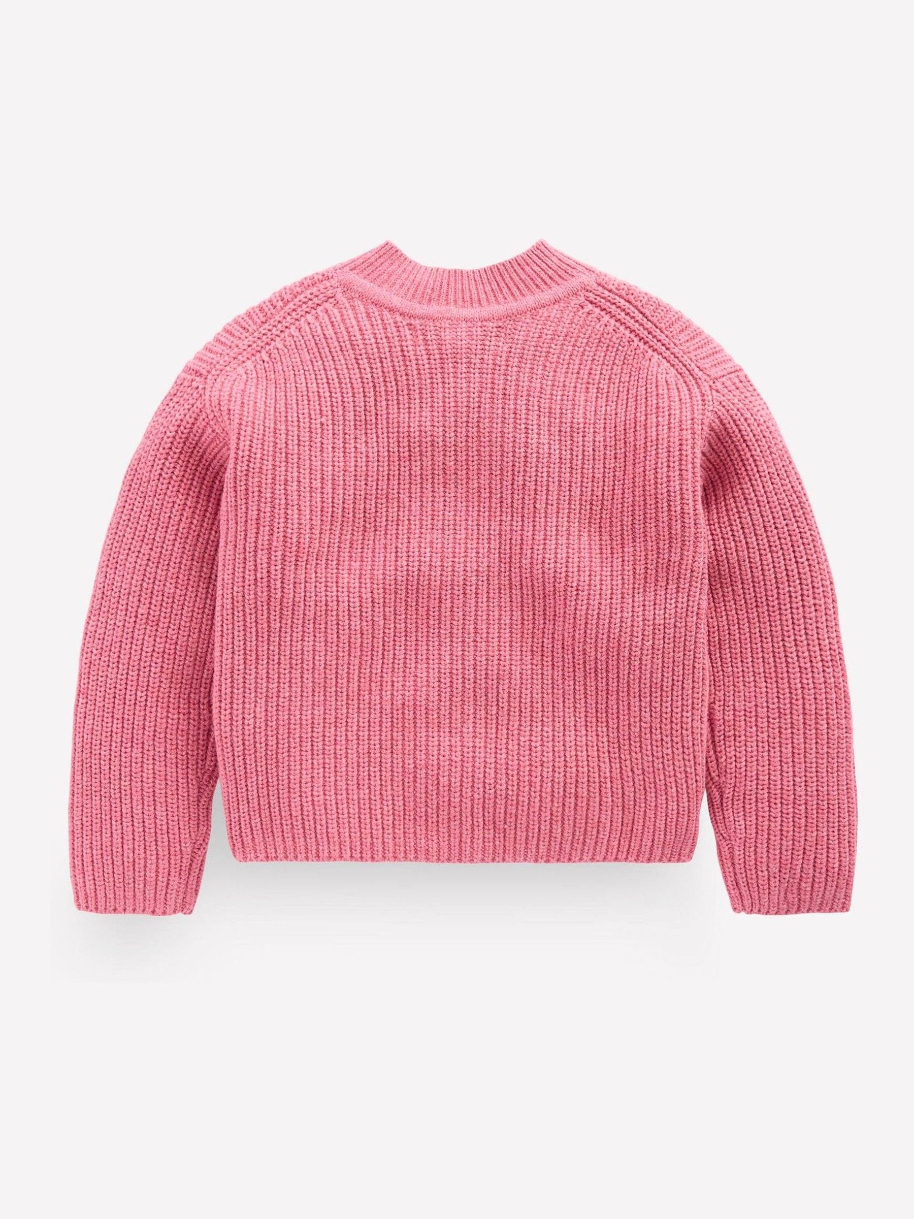 Dsiney Kidz - Boden Pink Chunky Everyday Cardigan image 2