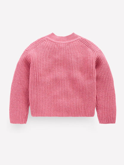 Dsiney Kidz - Boden Pink Chunky Everyday Cardigan image 2