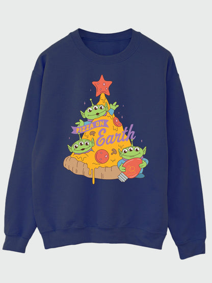 Brands In Blue Disney Toy Story Pizza Christmas Sweatshirt - image 2