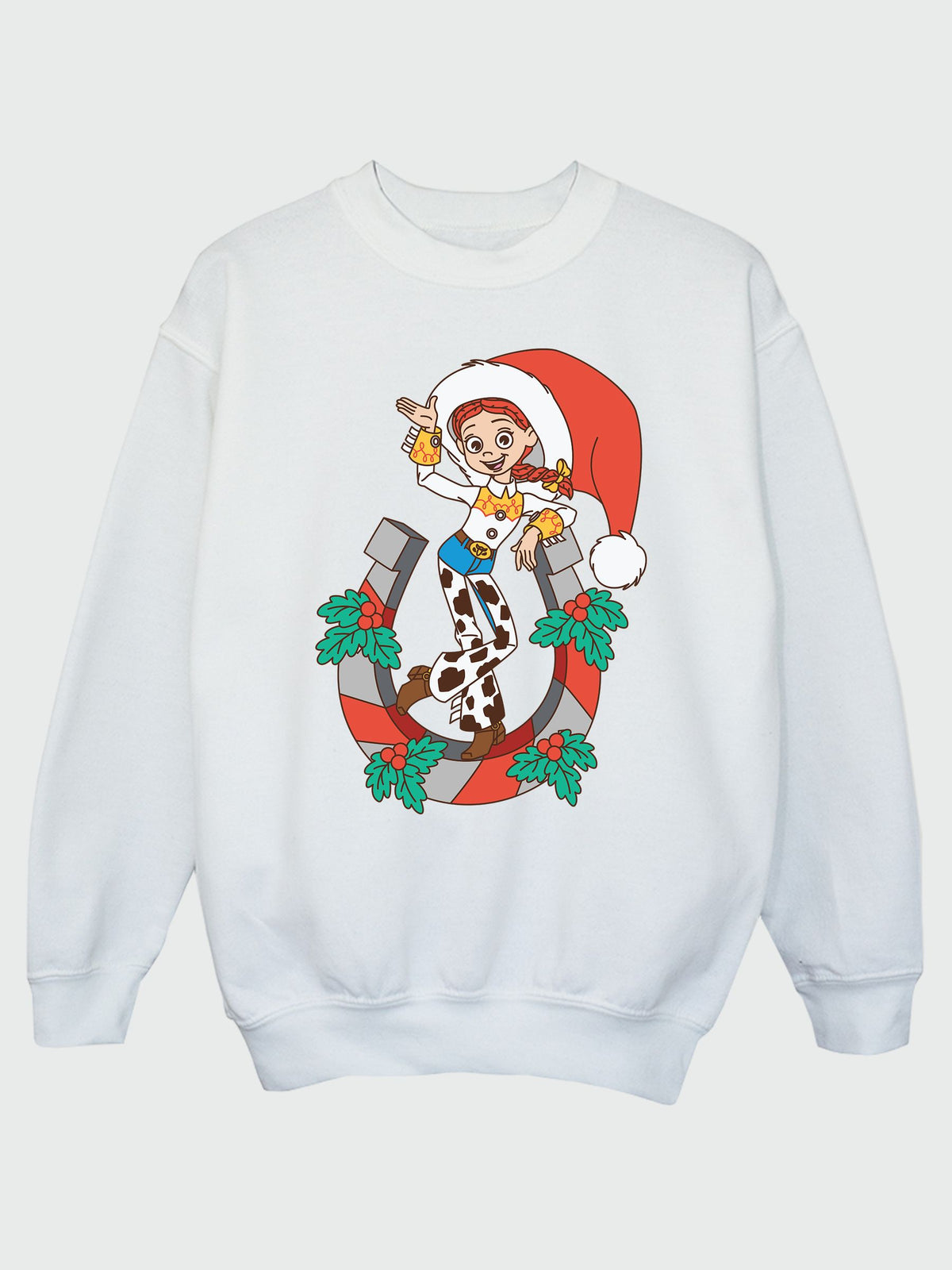 Rags & Rascals White Disney Toy Story Jessie Christmas Sweatshirt - image 2