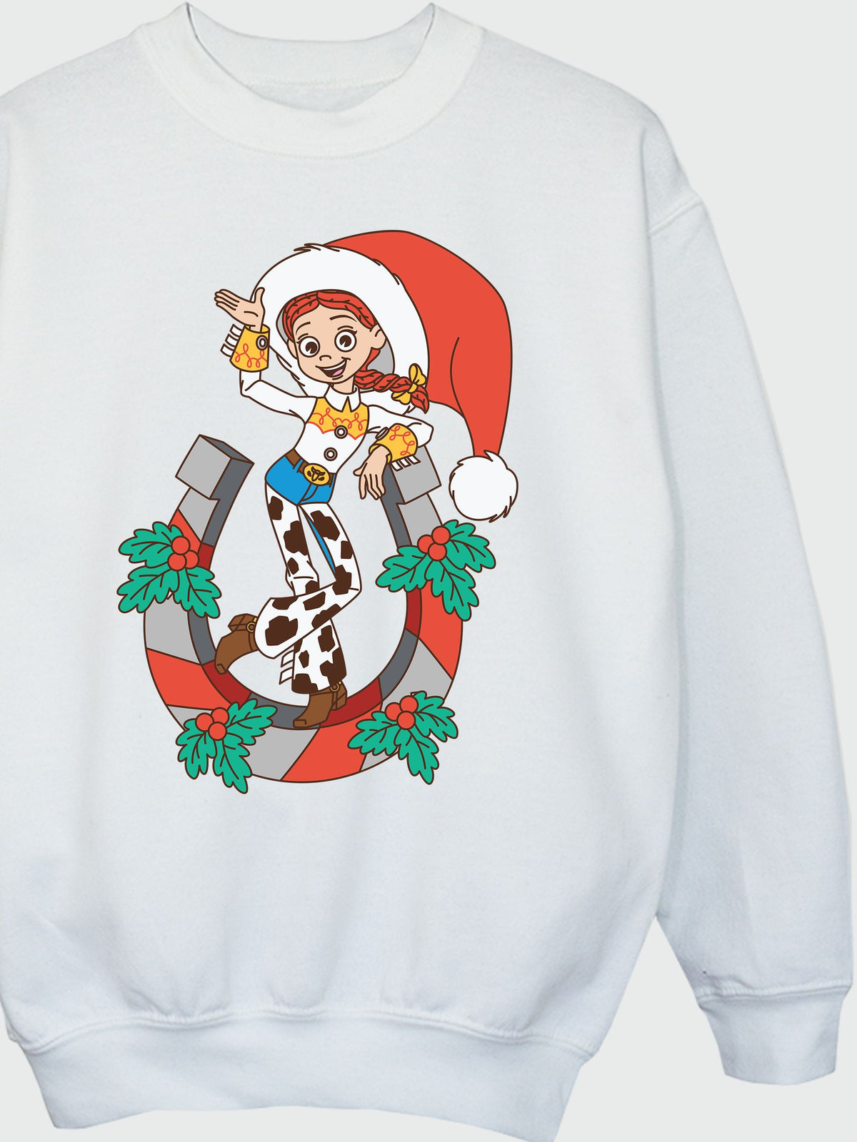 Rags & Rascals White Disney Toy Story Jessie Christmas Sweatshirt - image 3
