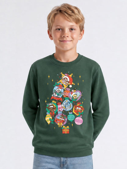 Rags & Rascals Green Disney Cars Pixar Tree Christmas Sweatshirt - image 1