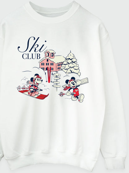 Brands In White Disney Mickey Mouse Ski Club Sweatshirt - image 3