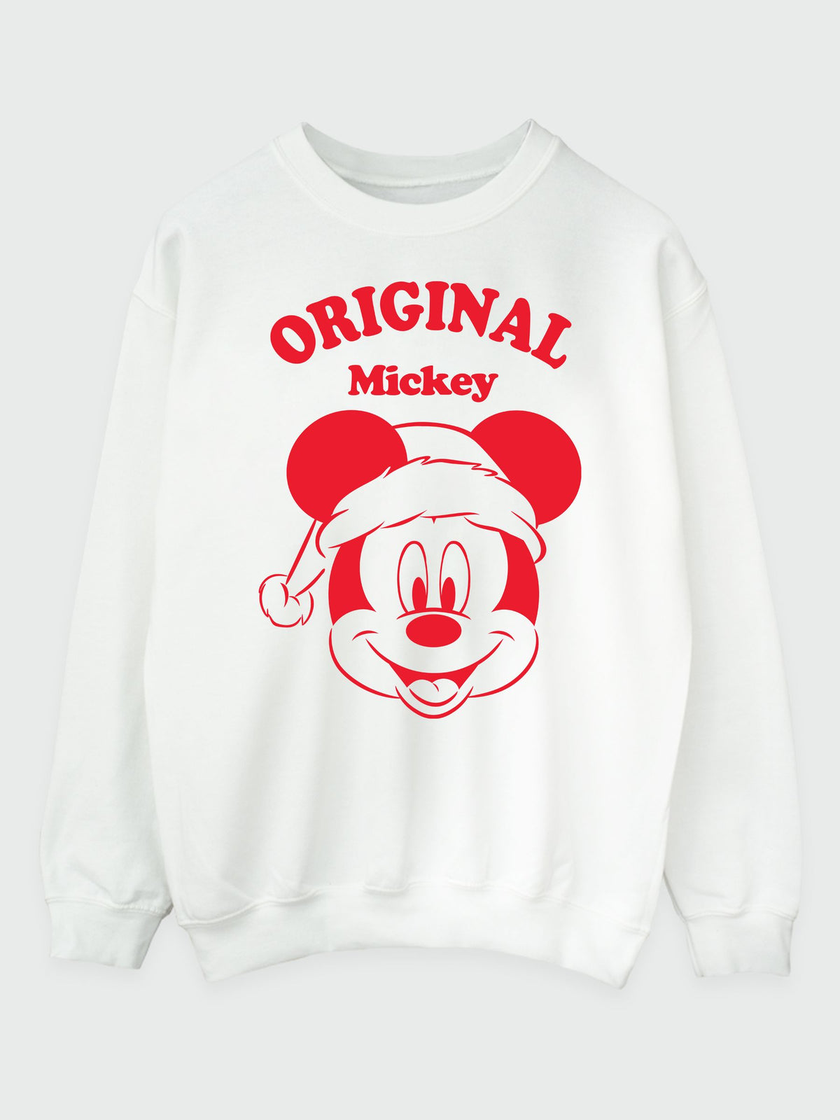 Brands In White Disney Mickey Mouse Original Christmas Sweatshirt - image 2