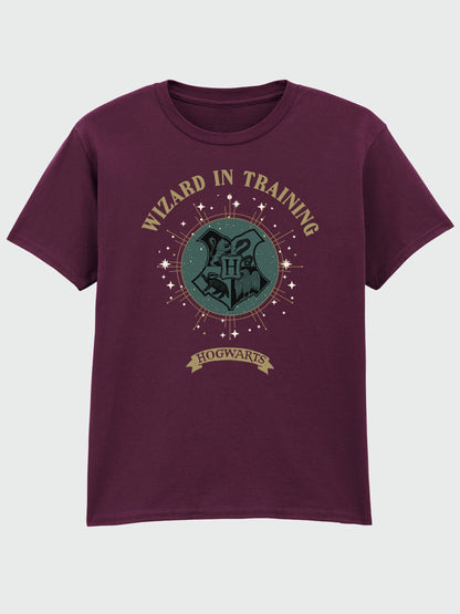 Rags & Rascals Red Harry Potter Wizard In Training Christmas T-Shirt - image 2