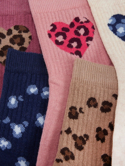 Boden Pink Girls Socks 5 Pack - image 2