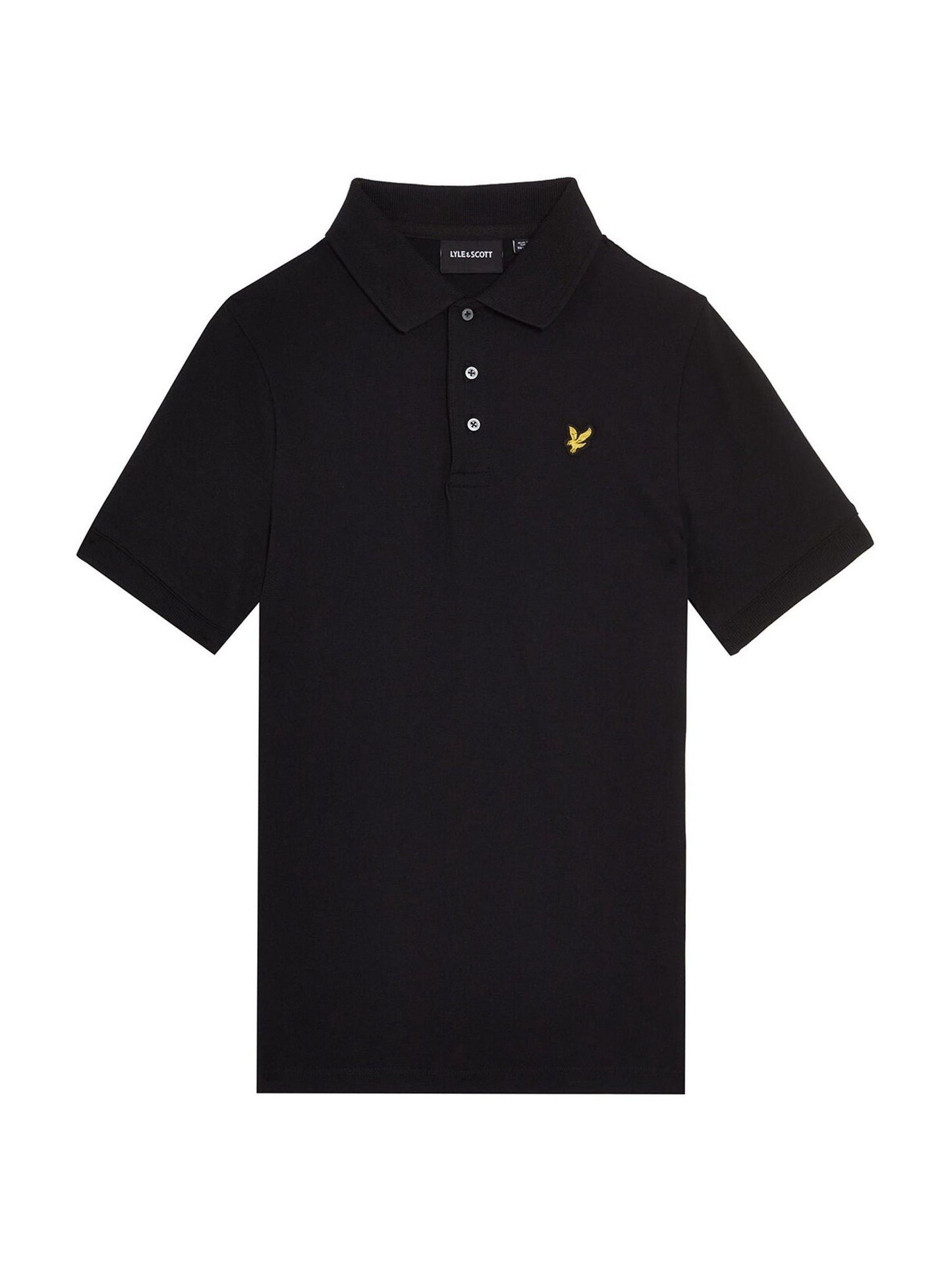 Dsiney Kidz - Lyle & Scott Black Plain Polo T-Shirt image 5