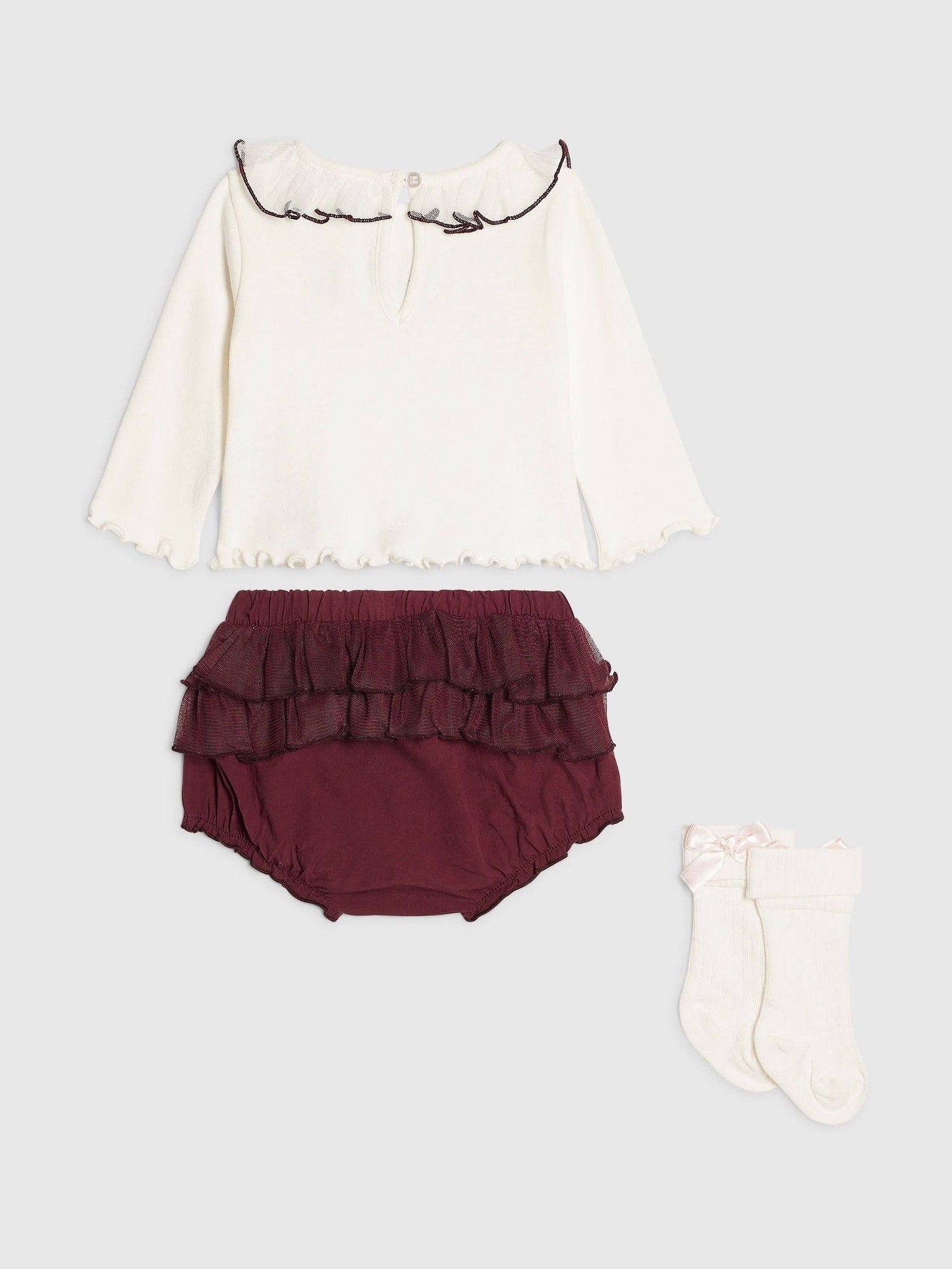 Dsiney Kidz - River Island Purple Frill Bloomer Set image 2
