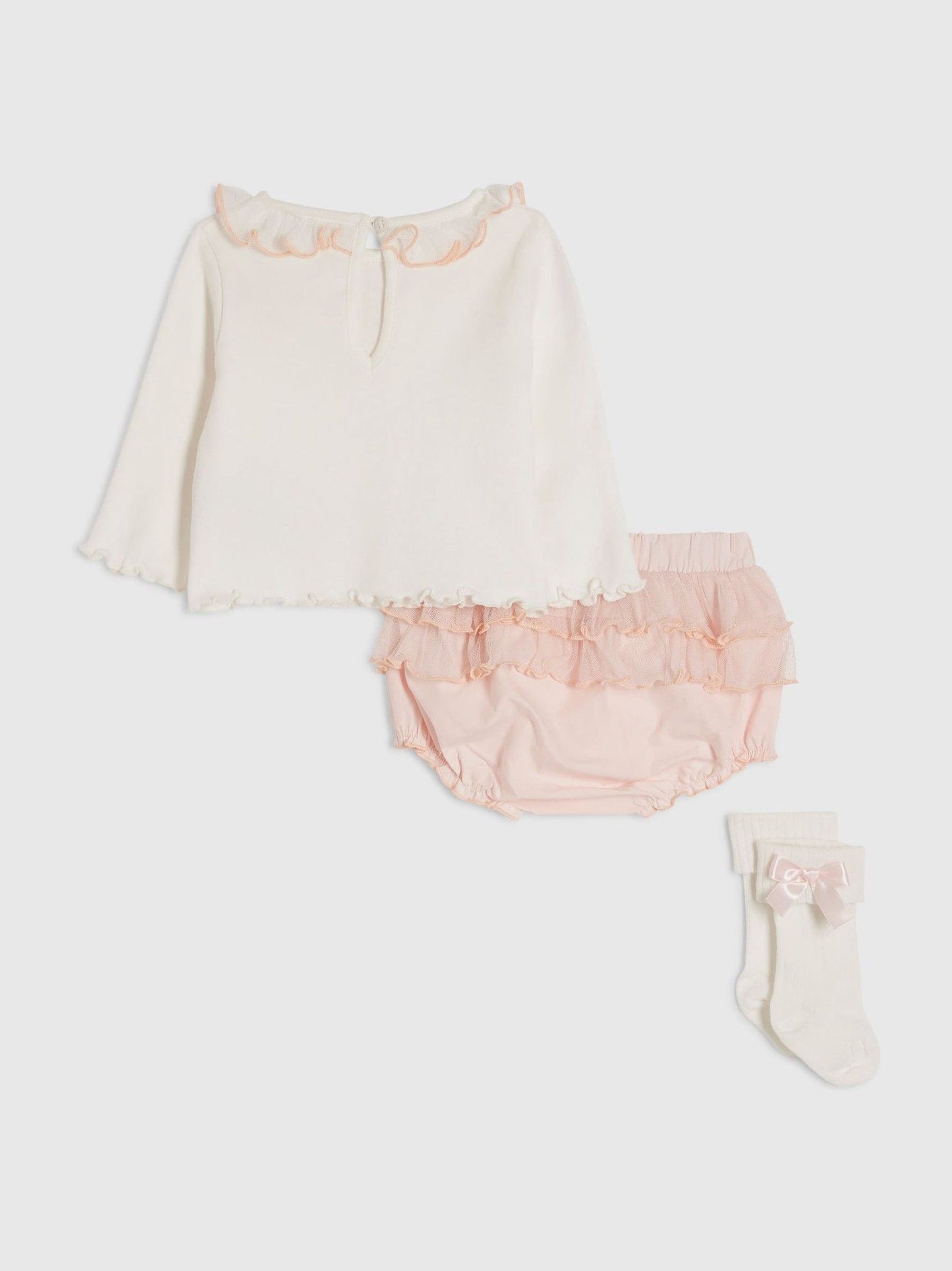 Dsiney Kidz - River Island Pink Frill Bloomer Set image 3