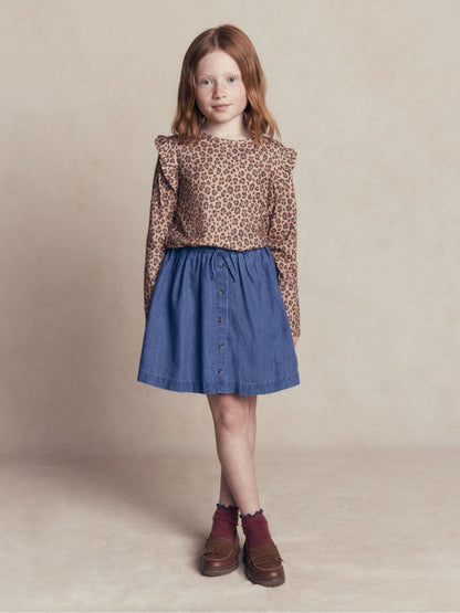 Dsiney Kidz - Boden Blue Woven Button-through Skirt image 1