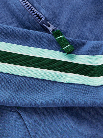 Dsiney Kidz - Boden Blue Tape Detail Zip-Through Hoodie image 3