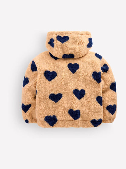 Dsiney Kidz - Boden Natural Relaxed Borg Zip-Through Jacket image 2