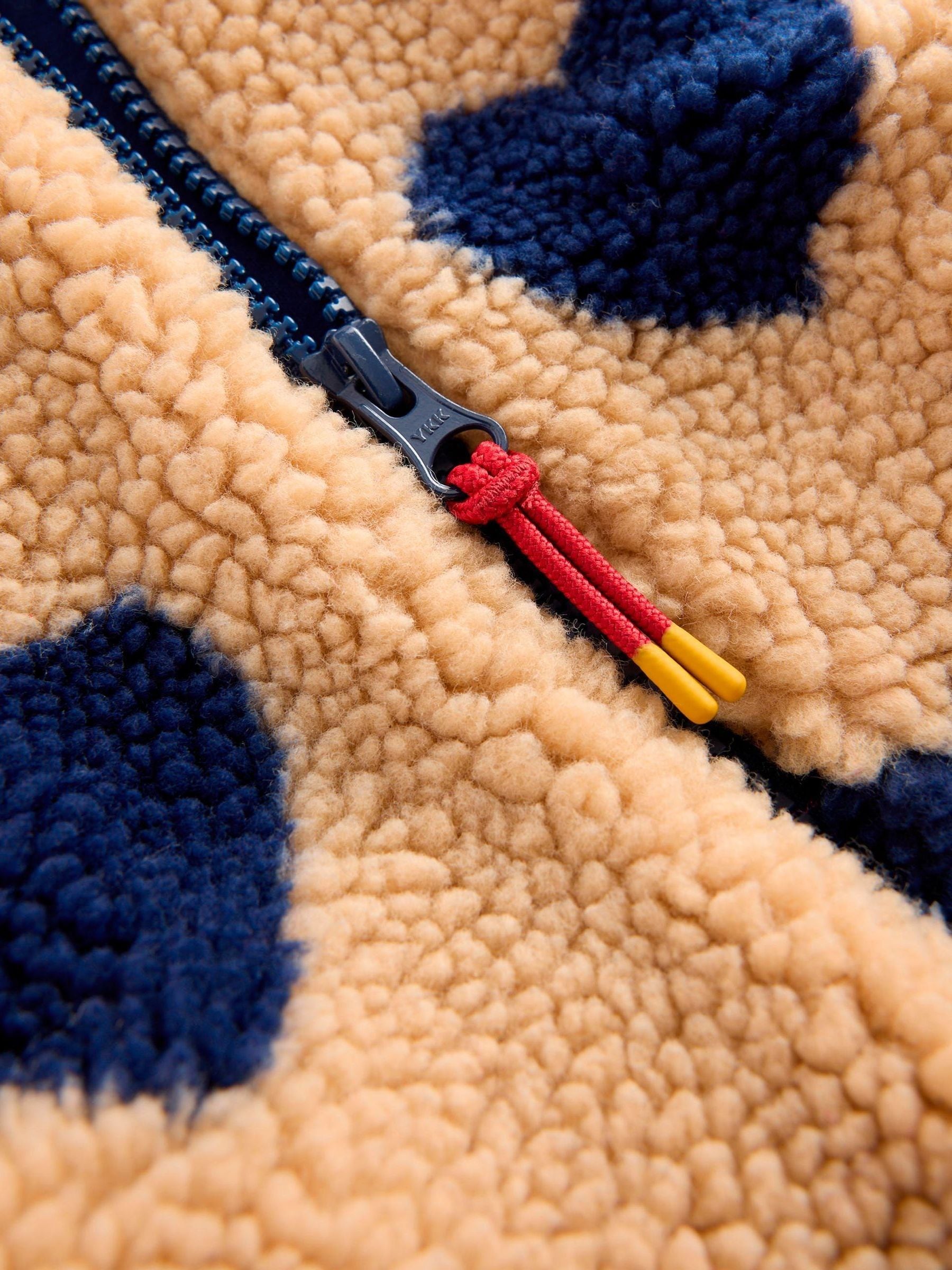 Dsiney Kidz - Boden Natural Relaxed Borg Zip-Through Jacket image 3