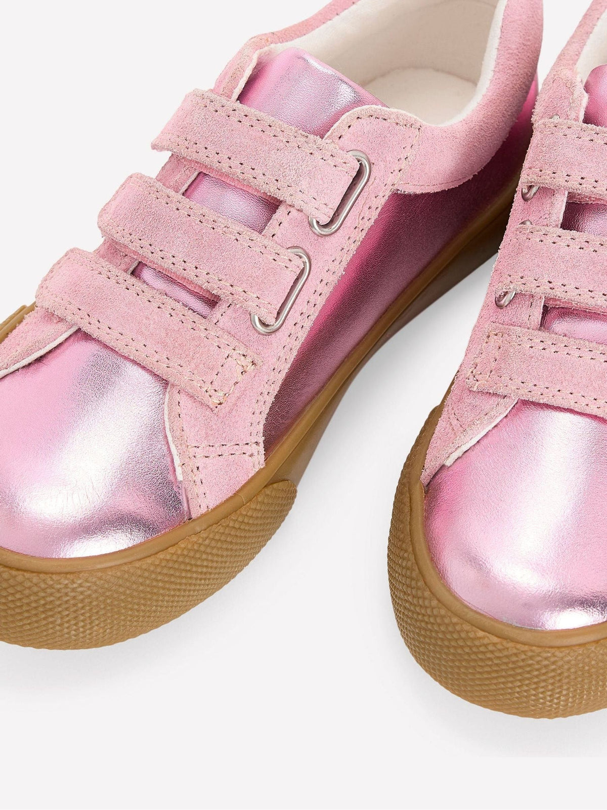 Boden Pink Velcro Low Top - image 3