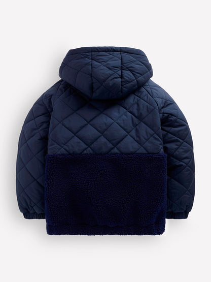 Dsiney Kidz - Boden Blue Quilted Borg Jacket image 2
