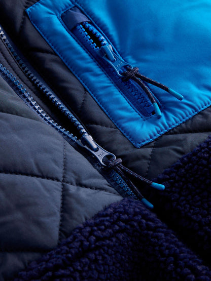 Dsiney Kidz - Boden Blue Quilted Borg Jacket image 3