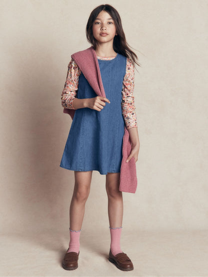 Dsiney Kidz - Boden Blue Willa Pinafore Dress image 1