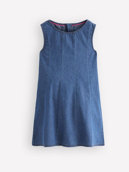Dsiney Kidz - Boden Blue Willa Pinafore Dress image 3