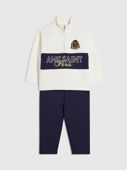 River Island White Ame Saint Funnel Sweater & Joggers Set - image 2