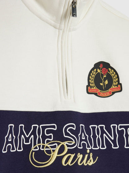 River Island White Ame Saint Funnel Sweater & Joggers Set - image 4