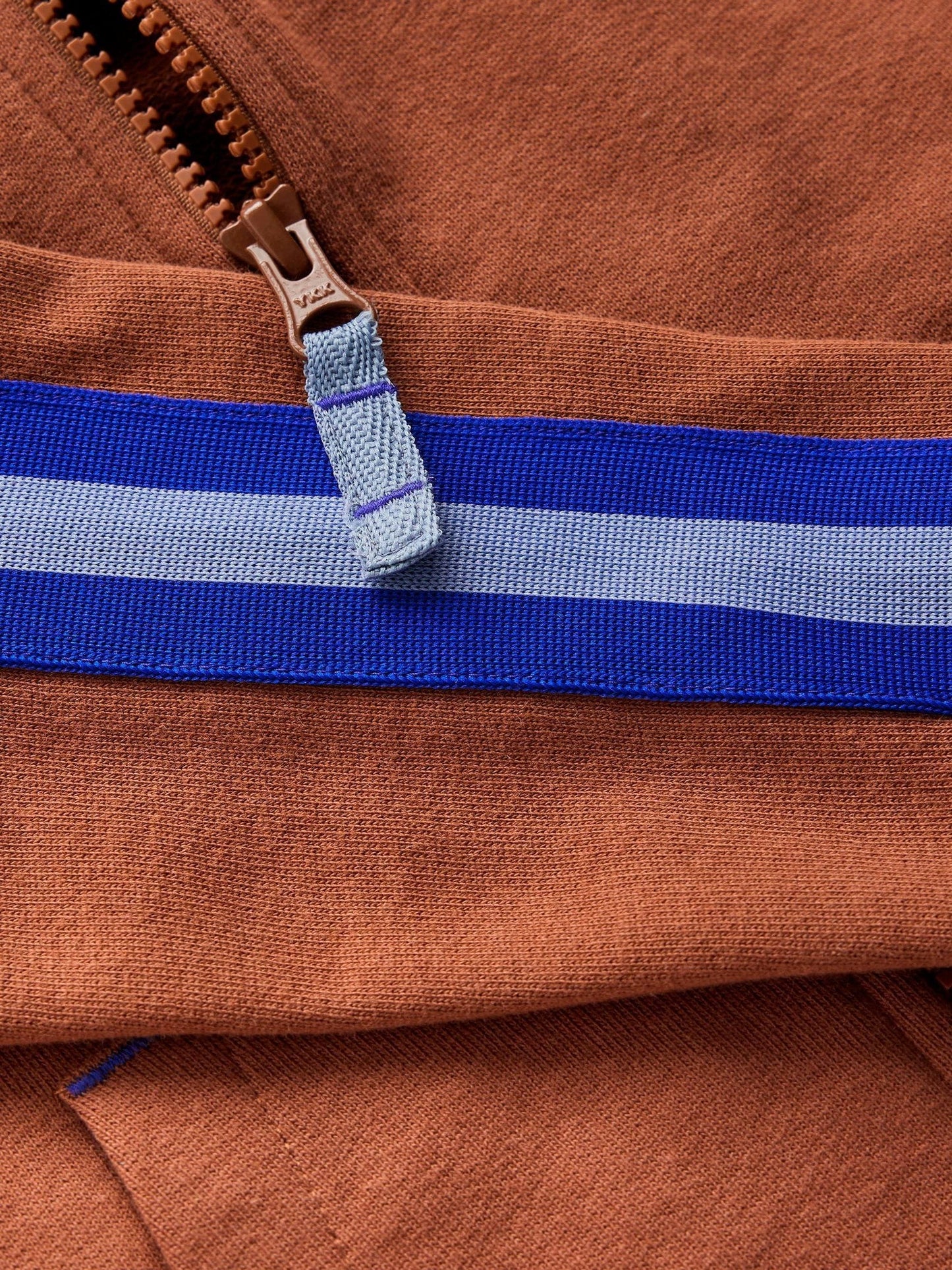 Dsiney Kidz - Boden Brown Tape Detail Zip-Through Hoodie image 3