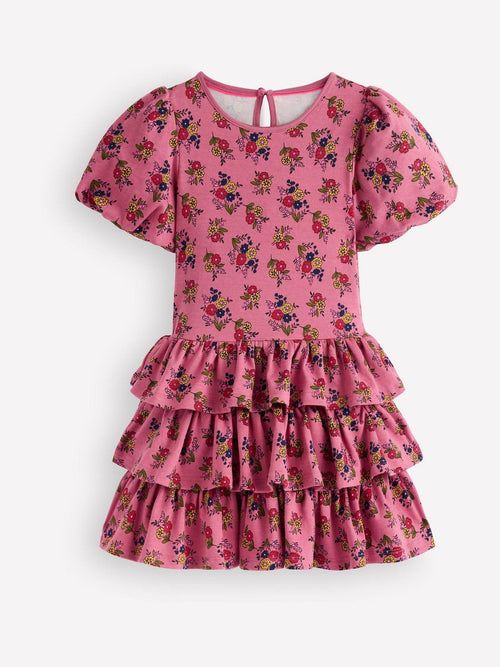 Dsiney Kidz - Boden Pink Ruffle Skirt Jersey Dress image 1