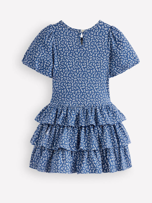 Dsiney Kidz - Boden Blue Ruffle Skirt Jersey Dress image 2