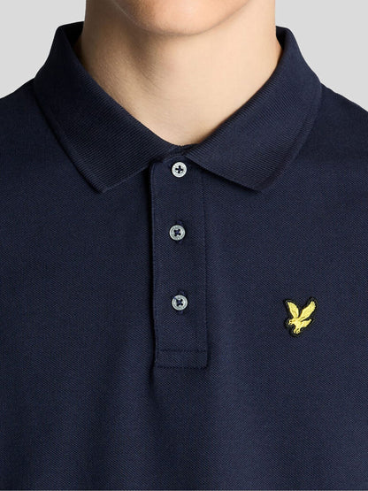 Dsiney Kidz - Lyle & Scott Navy Blue Plain Polo T-Shirt image 3