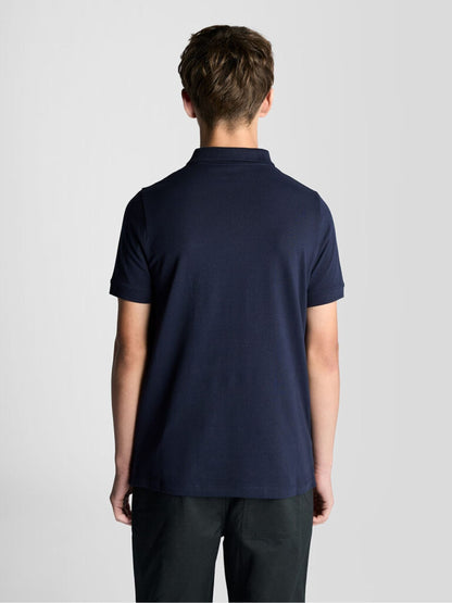 Dsiney Kidz - Lyle & Scott Navy Blue Plain Polo T-Shirt image 4