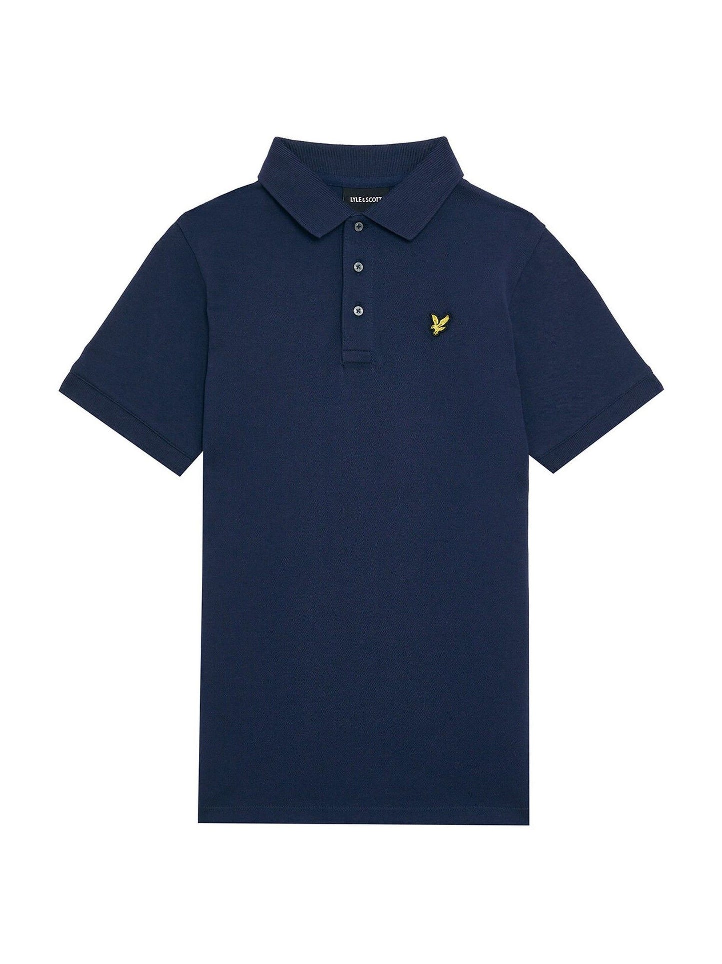 Dsiney Kidz - Lyle & Scott Navy Blue Plain Polo T-Shirt image 5
