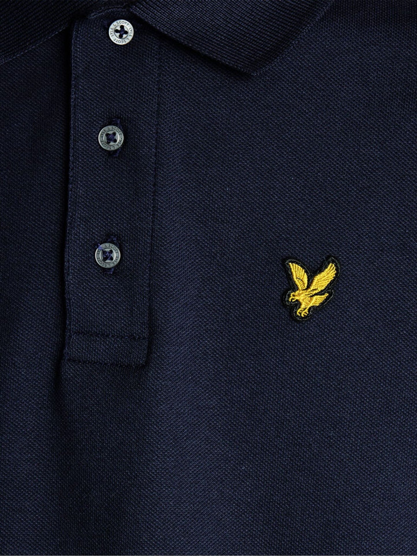 Dsiney Kidz - Lyle & Scott Navy Blue Plain Polo T-Shirt image 6