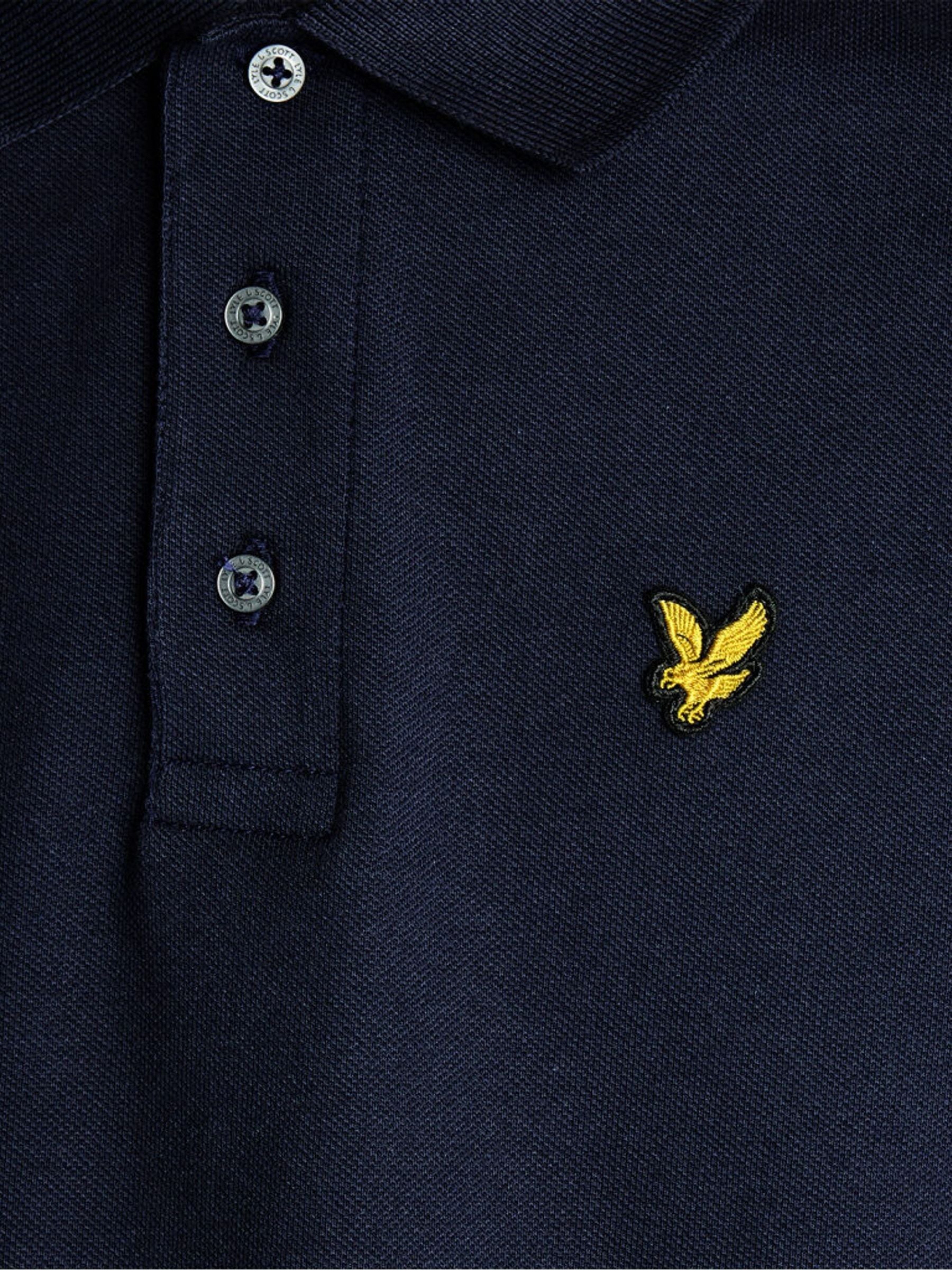 Dsiney Kidz - Lyle & Scott Navy Blue Plain Polo T-Shirt image 6