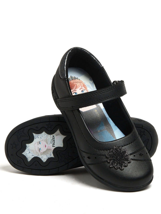 Character Black Disney Frozen School Shoes image 2