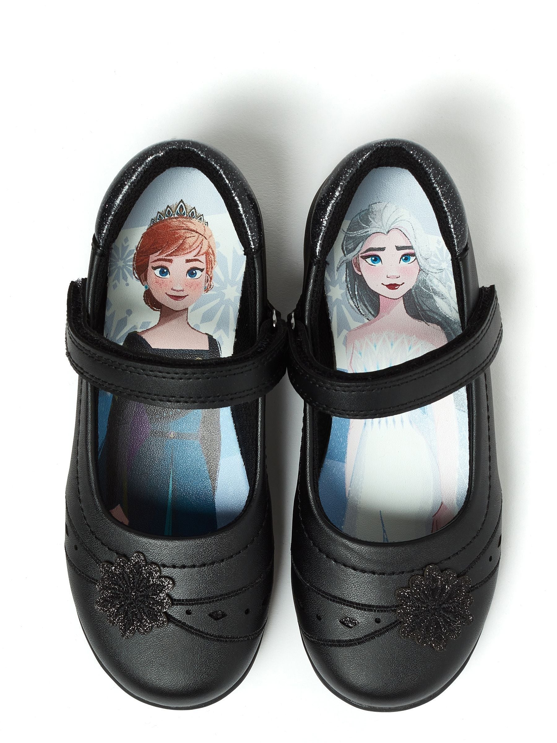 Character Black Disney Frozen School Shoes image 3
