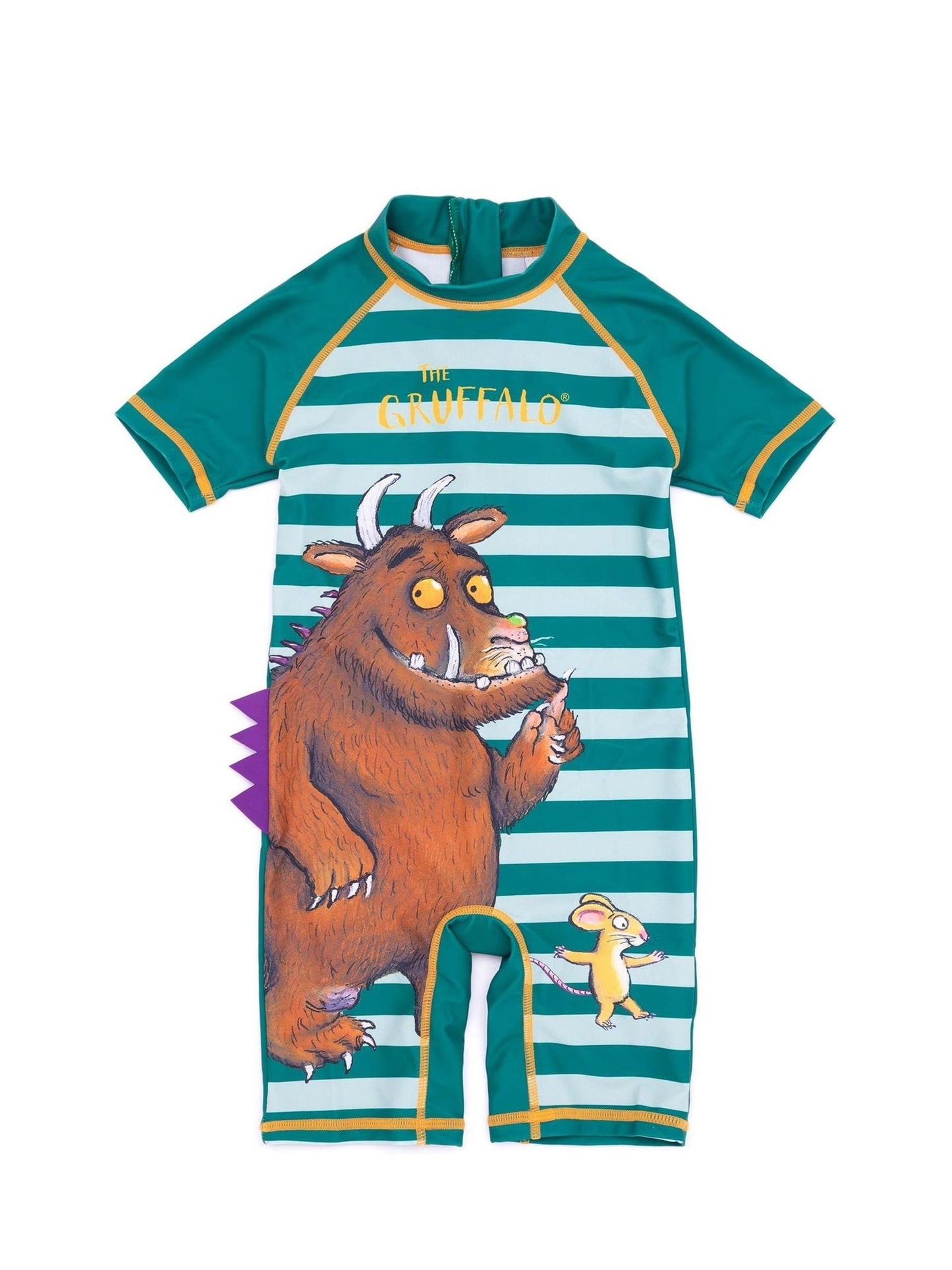Dsiney Kidz - Vanilla Underground Green Gruffalo Boys Licensing Short Sleeve Sunsafe Suit image 1