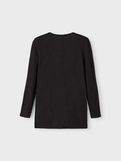 Dsiney Kidz - Name It Black Open Knit Cardigan image 3