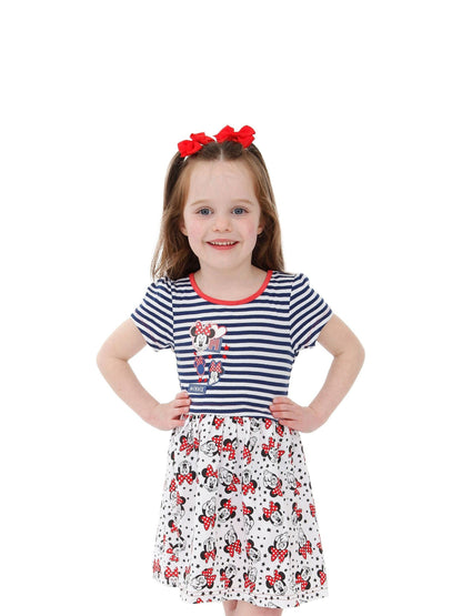 Character Blue Girls Disney Minnie Mouse Dress image 3