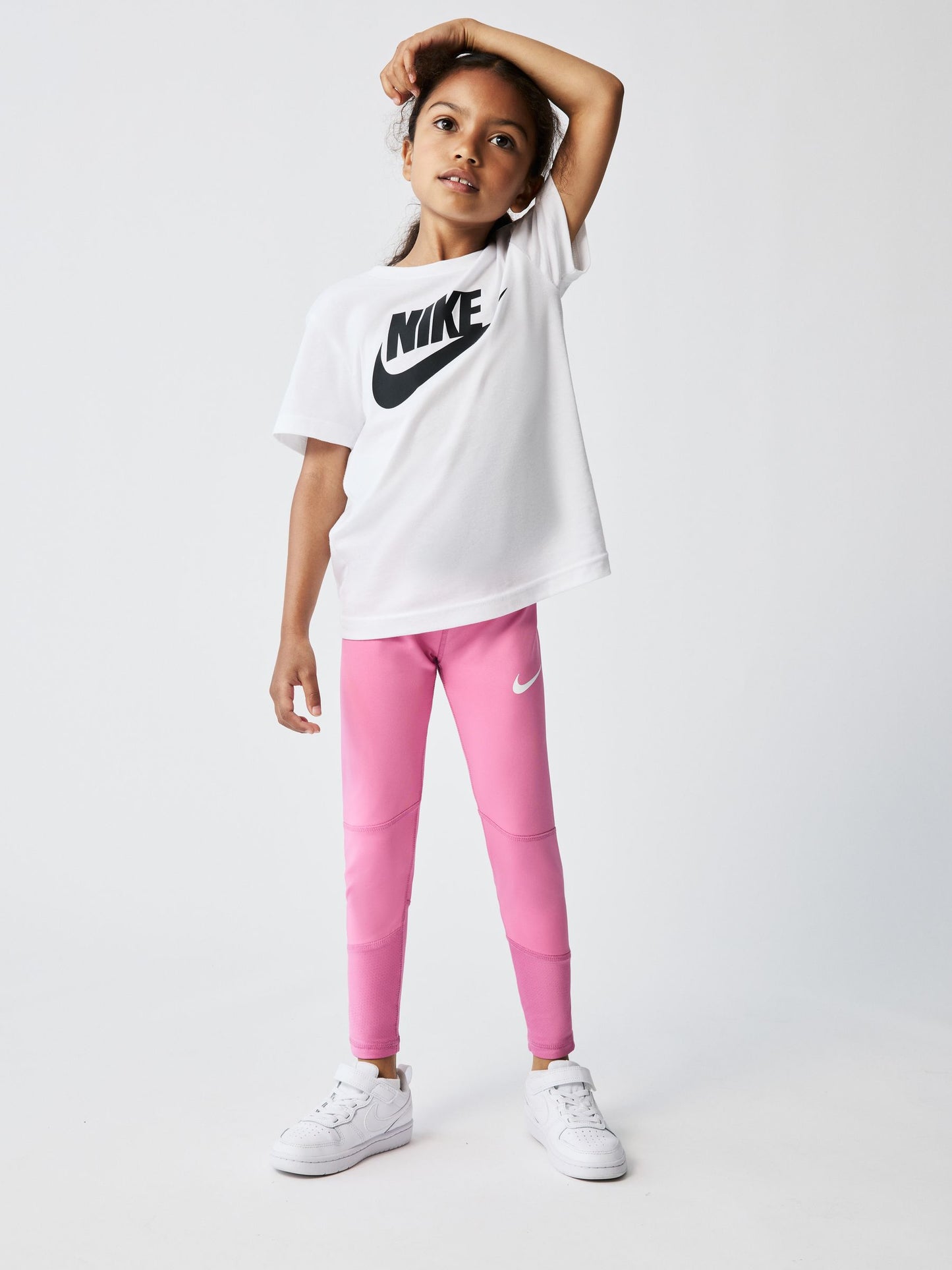 Nike Pink Little Kids Pro Leggings image 4