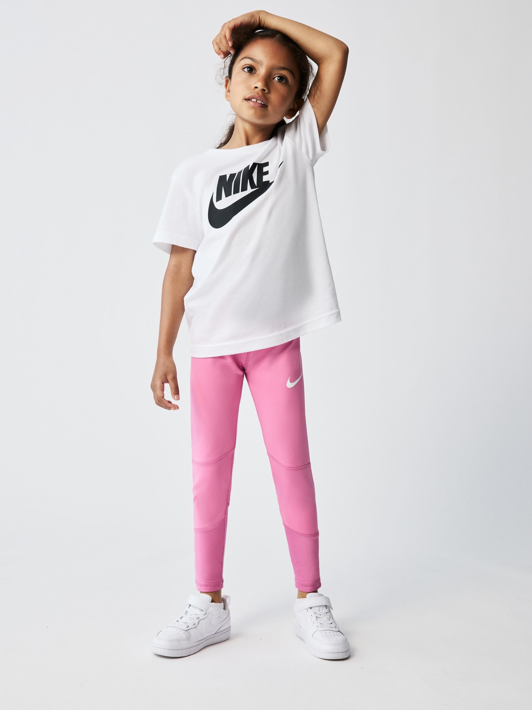 Nike Pink Little Kids Pro Leggings image 4