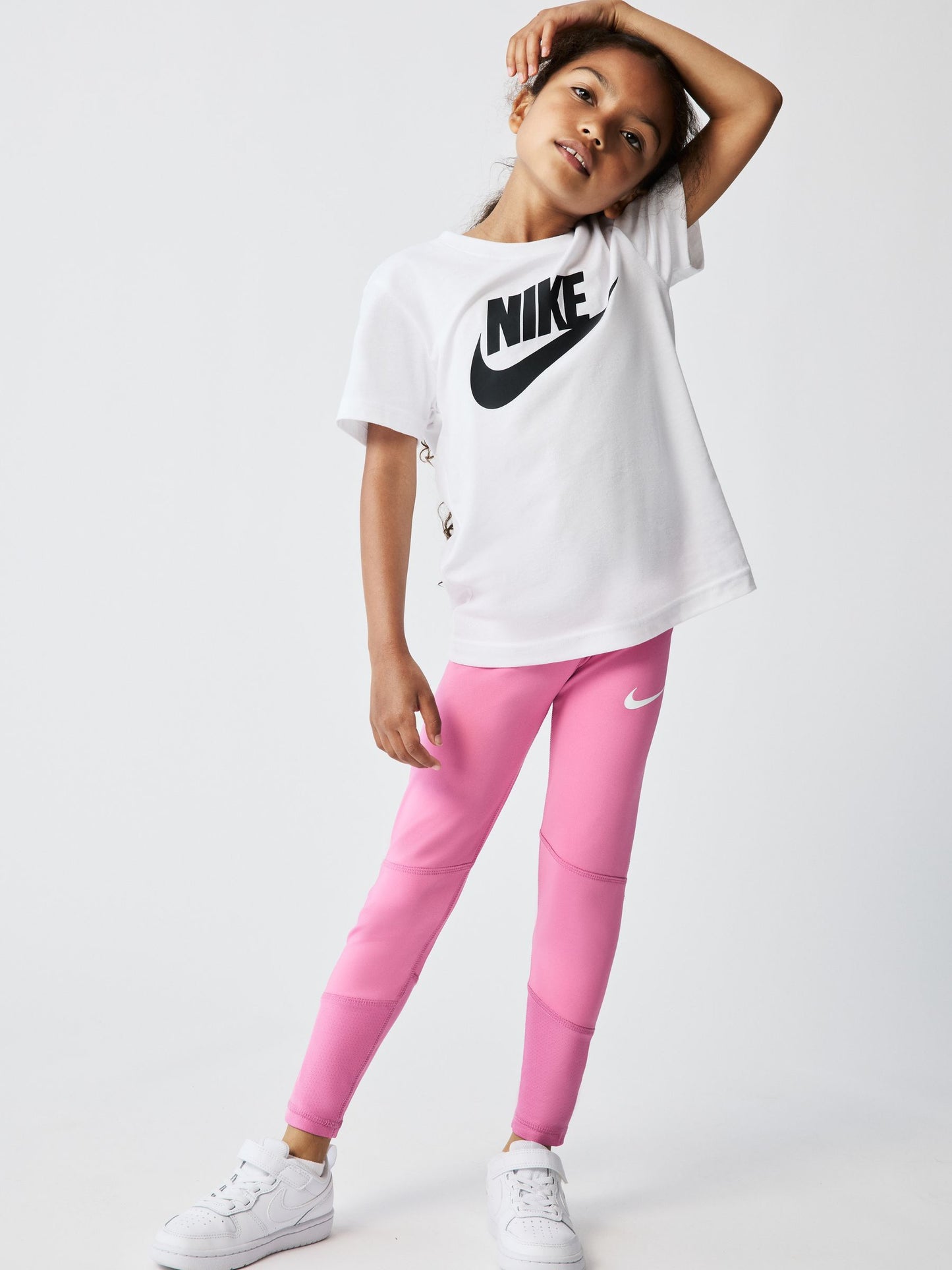 Nike Pink Little Kids Pro Leggings image 5