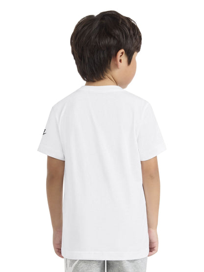 Dsiney Kidz - Nike White Little Kids HBR Futura T-Shirt image 2
