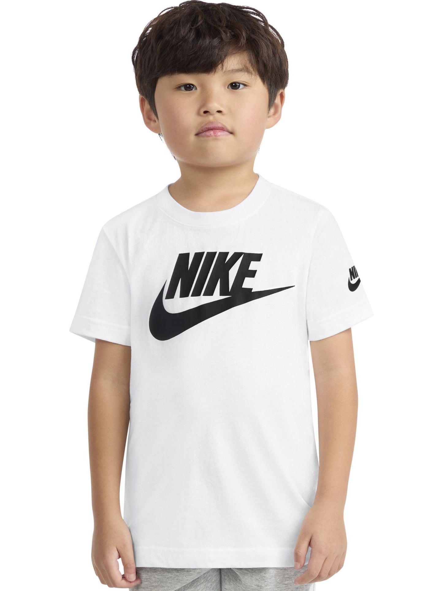 Dsiney Kidz - Nike White Little Kids HBR Futura T-Shirt image 3