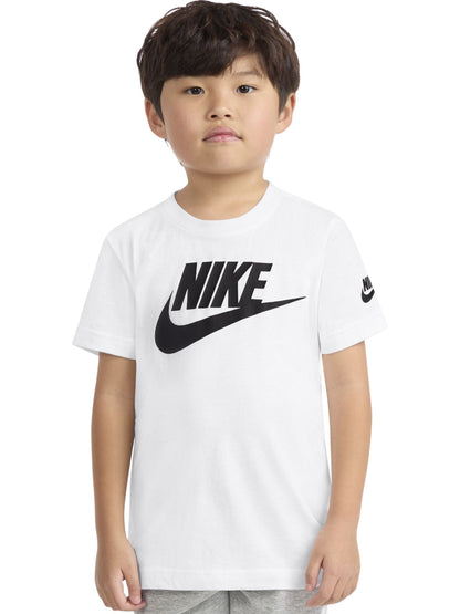 Dsiney Kidz - Nike White Little Kids HBR Futura T-Shirt image 3