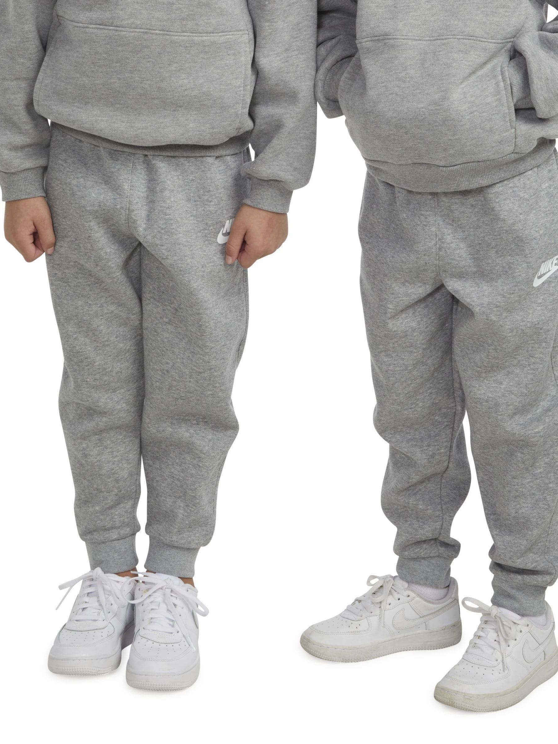 Nike Grey Little Kids Club Fleece Joggers image 3