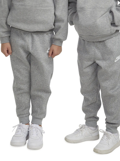 Nike Grey Little Kids Club Fleece Joggers image 3