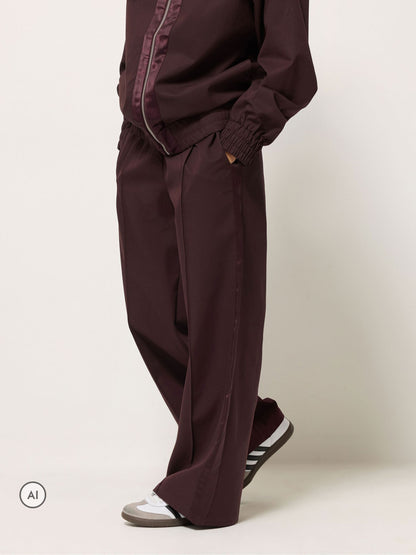 PixieGirl Petite Red Satin Trim Wide Leg Trousers & Jacket Set - image 5